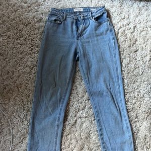 pacsun mom light wash jeans